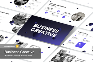 Bussiness Creative Google Slides, a Presentation Template by SquidPixey