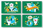 10 World Toilet Day Illustration, an Object Illustration by denayunebgt (Thumbnail 3 of 4)