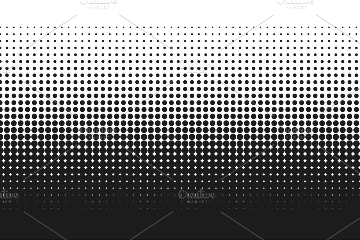 Dot Fade Half Tone Gradient Pattern, a Pattern Graphic by vladwel (Photo 1 of 3)