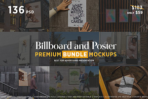 Billboard & Poster Mockups Bundle