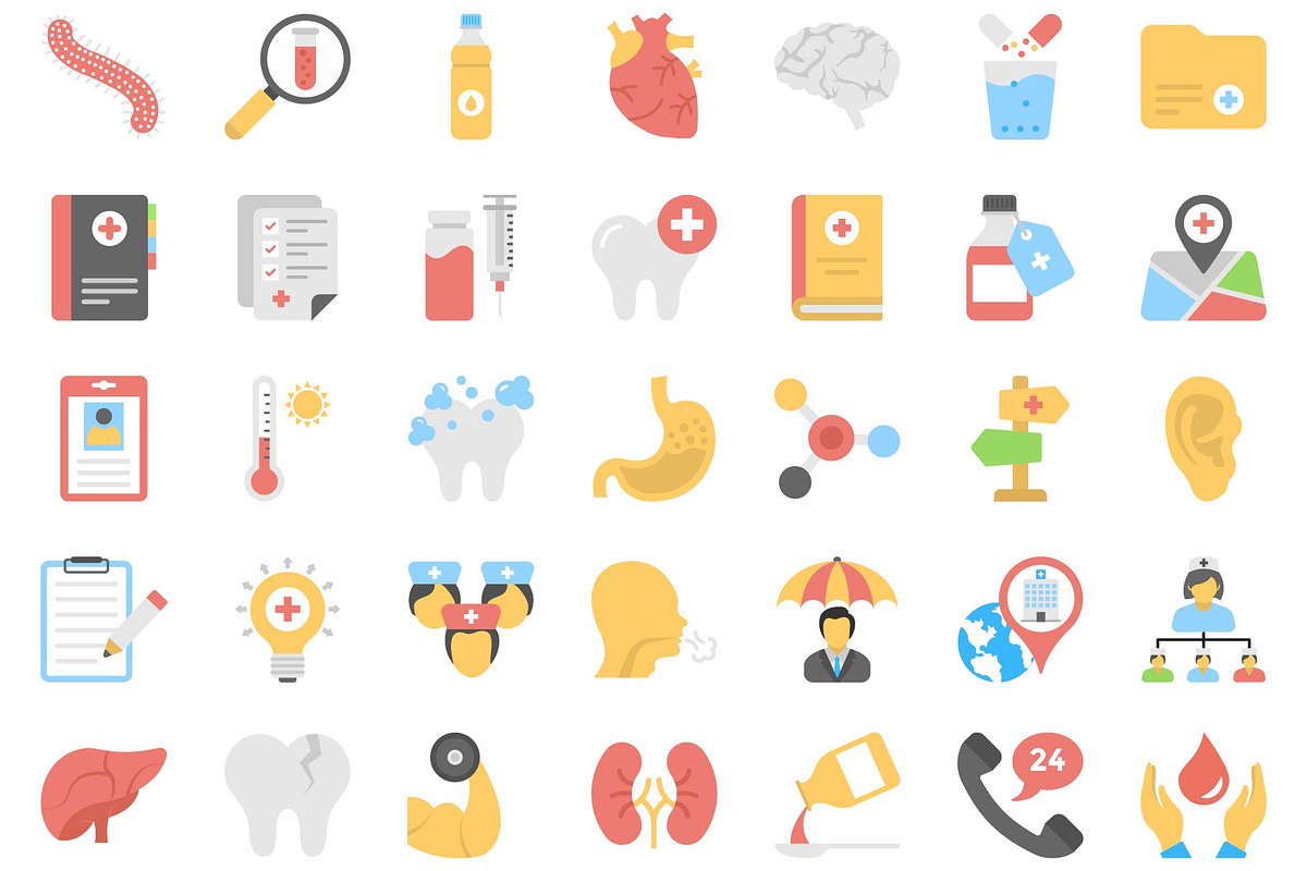 Medical and Health Icon Set., an Icon by Vector Portal (Photo 6 of 6)