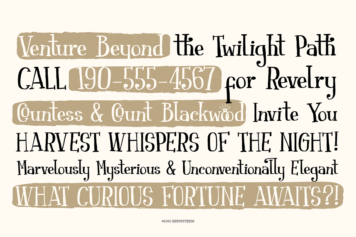 Yoon Path | Quirky Handwritten, a Handwritten Font by Denustudios (Photo 2 of 12)