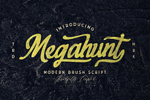 Megahunt - Brush Script Font