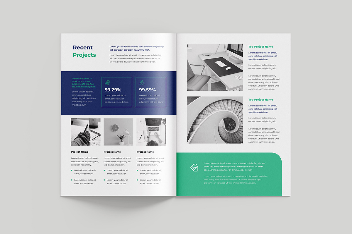 Company Profile Design, a Brochure Template by afsar.hossain (Photo 4 of 6)
