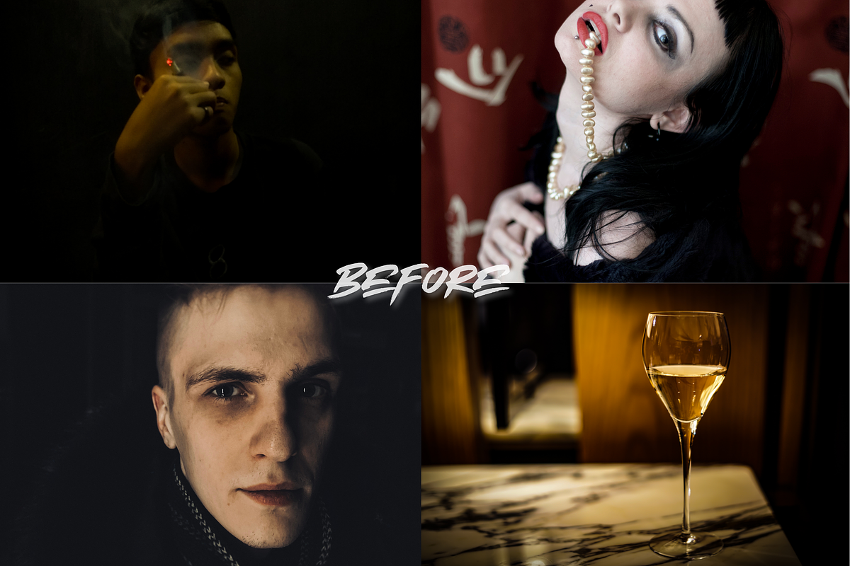 10 DARK Lightroom Presets, a Preset Add-On by RamsaGraphi (Photo 4 of 10)