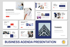 Business Agenda Google Slides, a Presentation Template by Premast