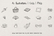 Coquette Picnic Sketch Bundle, an Object Illustration by Artalia (Thumbnail 3 of 5)