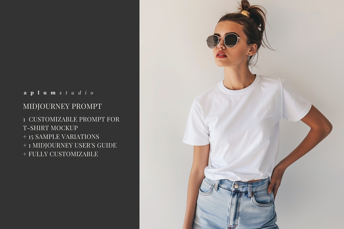 Prompt for t-shirt mockup, a Beauty & Fashion Photo by AS Studio (Photo 5 of 12)