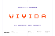 Vivida Pixel Font Family, a Sans Serif Font by alpercakici (Thumbnail 1 of 14)