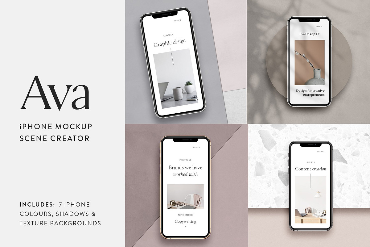 4 IN 1 iPad & iPhone Mockup Bundle, an iPad Mockup by Moyo Studio (Photo 7 of 18)