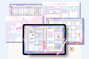 Starlight Purple Digital Planner, a Stationery Template by Tas Creative Studio (Thumbnail 9 of 9)