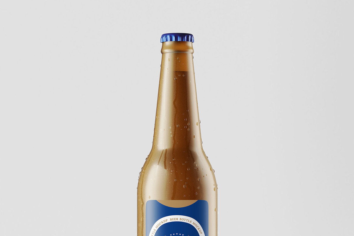 Realistic Beer Bottle Mock-up, a Print Template by Propex (Photo 16 of 19)
