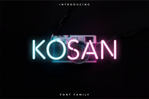 Kosan Font Family – Display Font