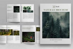 Deep Green Nature Brochure Template, a Brochure Template by Boris Cupac