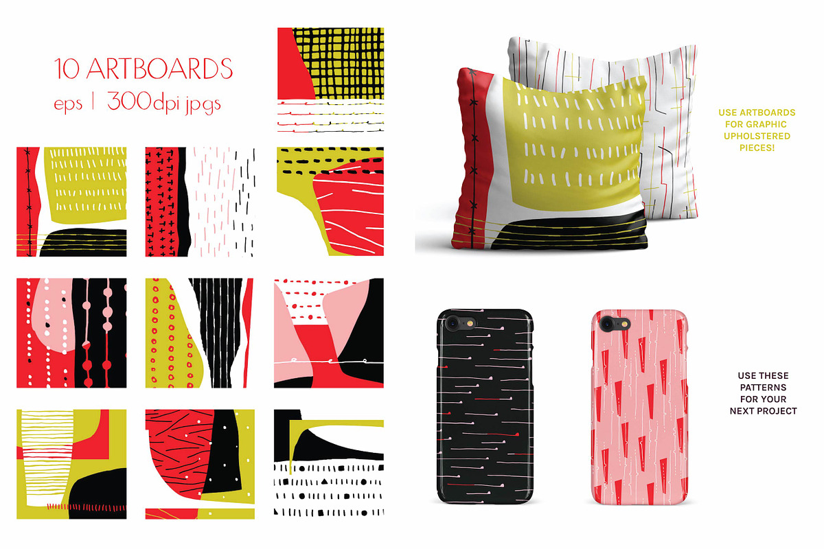 65% OFF-Large Pattern + Font Bundle, a Pattern Graphic by The Collective Studio (Photo 6 of 21)