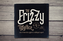 Frizzy vintage font