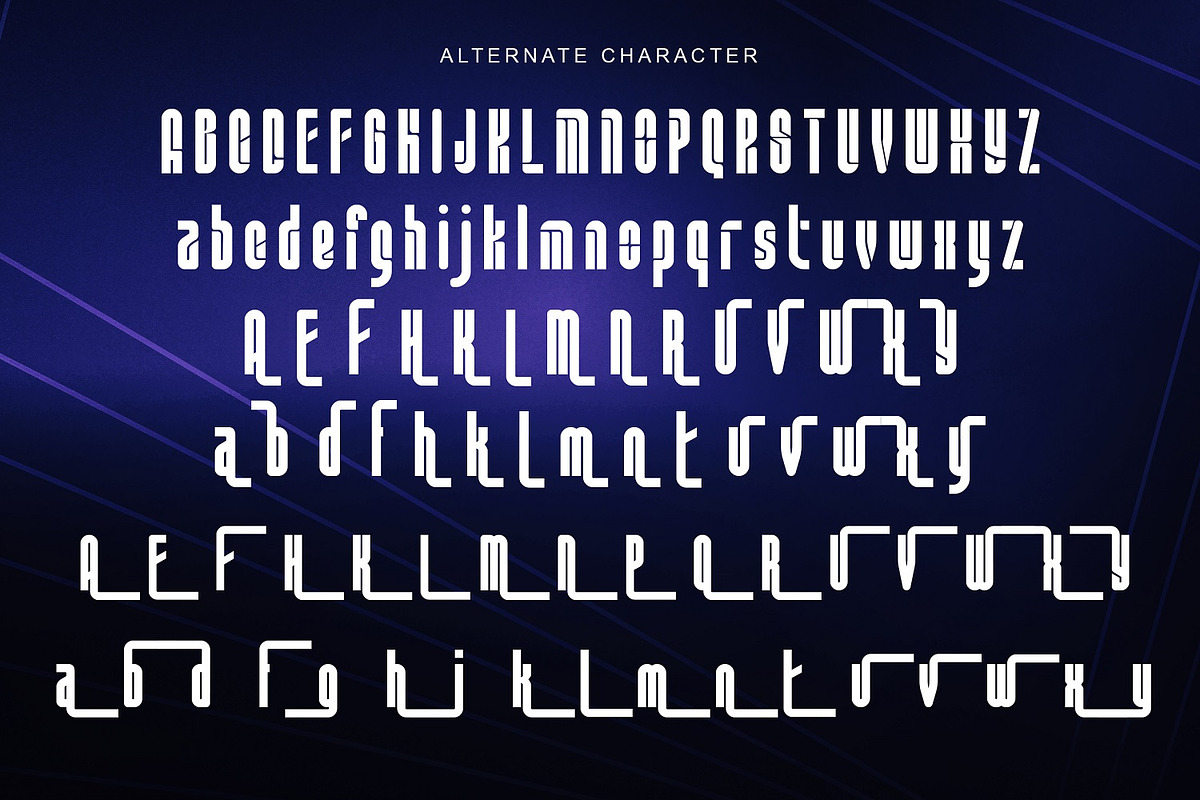 ASTEROID TYPE - Futuristic Font, a Sans Serif Font by StringLabs (Photo 12 of 12)