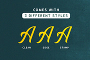 Greatly Font Duo + Logo Templates, a Script Font by Letterhend Studio (Thumbnail 4 of 12)