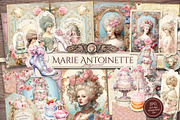Marie Antoinette Scrapbook Kit, a Person Illustration by Secret Helper (Thumbnail 1 of 8)