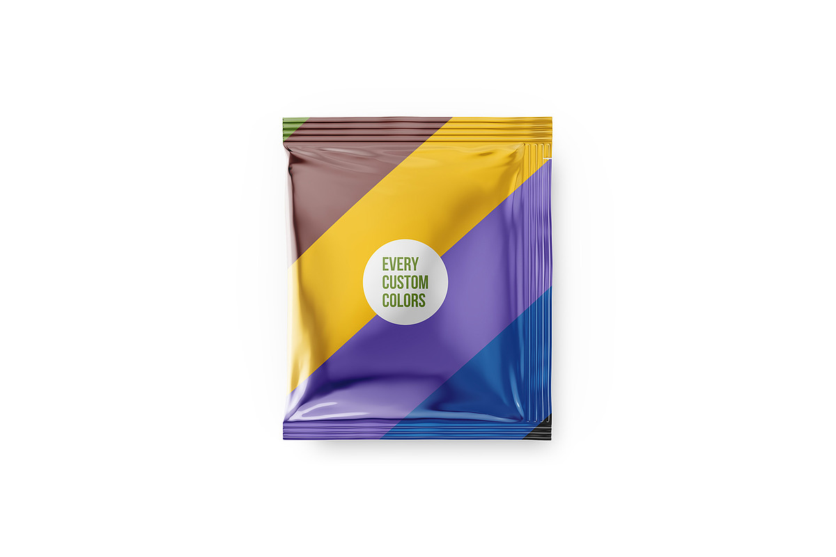 Wet Wipes Sachet Mockup, a Packaging Mockup by easymock (Photo 4 of 8)