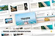 Traven - Travel Agency Google Slide, a Presentation Template by SquidPixey (Thumbnail 1 of 6)