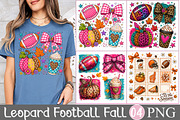 Pink Leopard Football Fall Coquette, a Seasonal Illustration by Rose Art (Thumbnail 1 of 4)