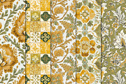 Block Print Digital Paper Set, a Pattern Graphic by Maishop (Thumbnail 2 of 4)