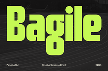 Bagile - Sports Condensed Font