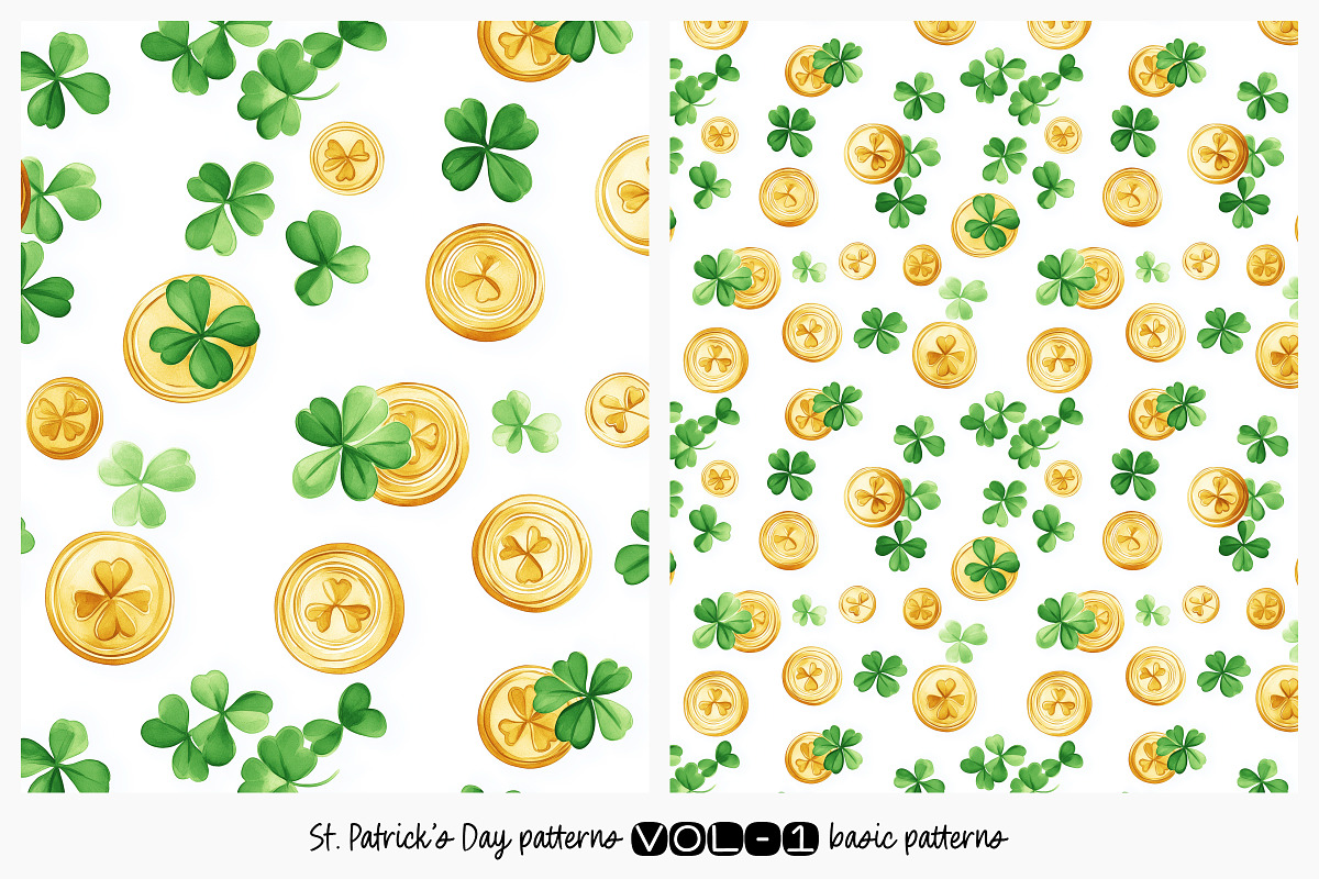 St. Patrick’s Day Seamless Patterns, a Pattern Graphic by DesignRocket (Photo 9 of 13)