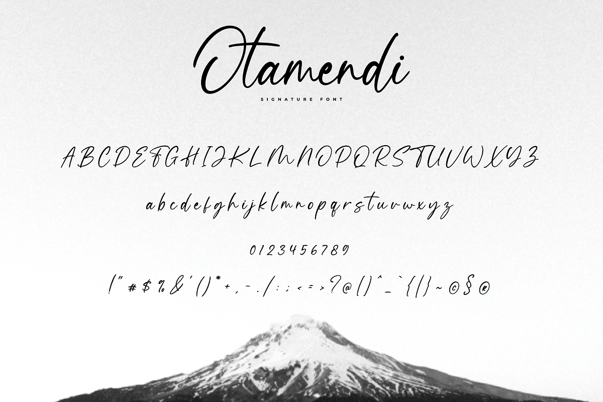 Otamendi Signature Font, a Script Font by Pen Culture (Photo 8 of 9)