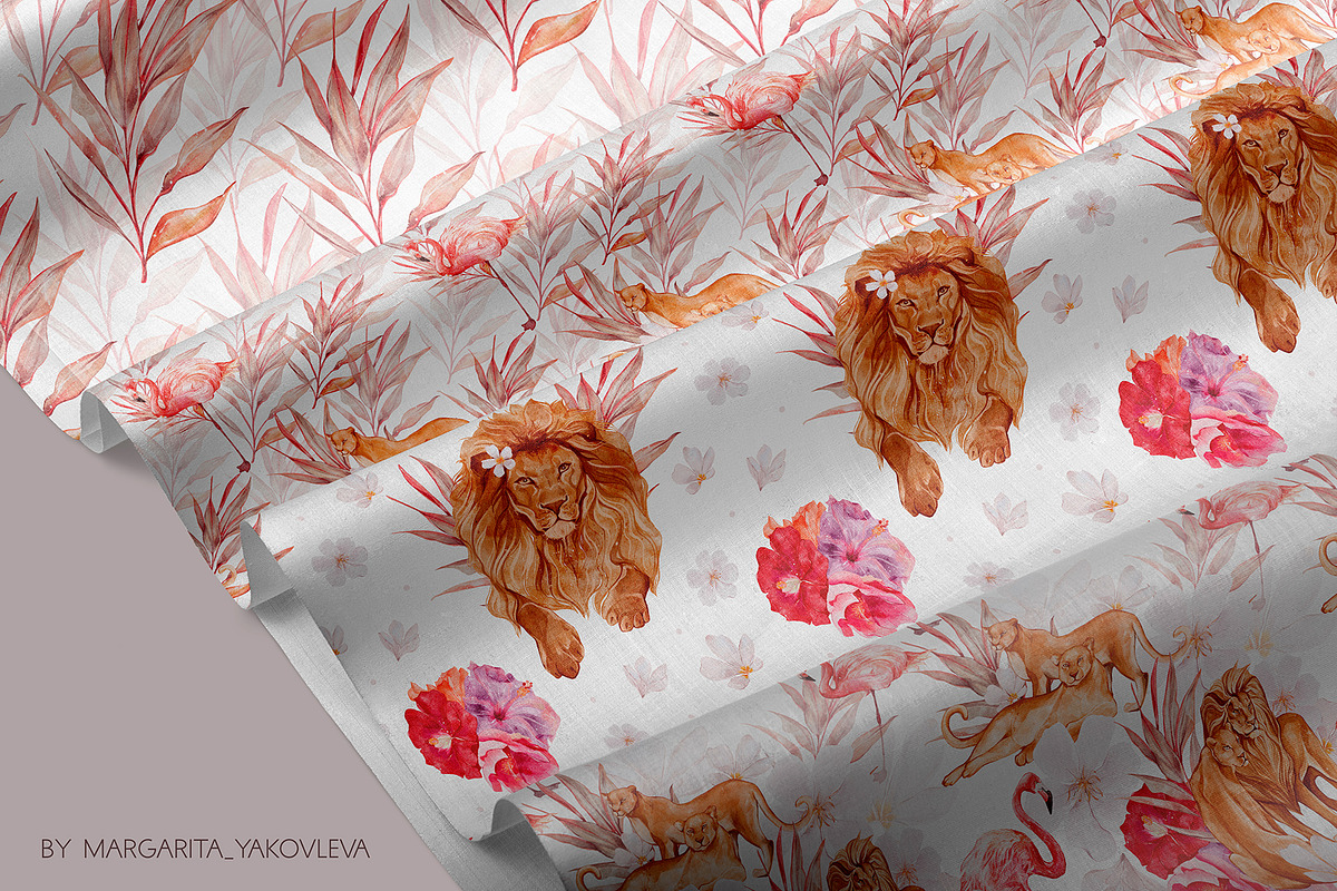 Tropical Collection Watercolor, a Decorative Illustration by Yakovleva Margarita (Photo 16 of 20)