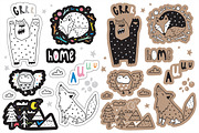 Big Sticker Bundle #1, an Animal Illustration by PenguinHouse (Thumbnail 12 of 16)