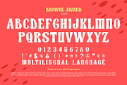 Browne Award, a Sans Serif Font by yumnatype (Thumbnail 9 of 10)