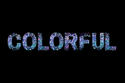 Colorful Glitter Alphabet Letters, an Illustration by tahananeart (Thumbnail 1 of 3)