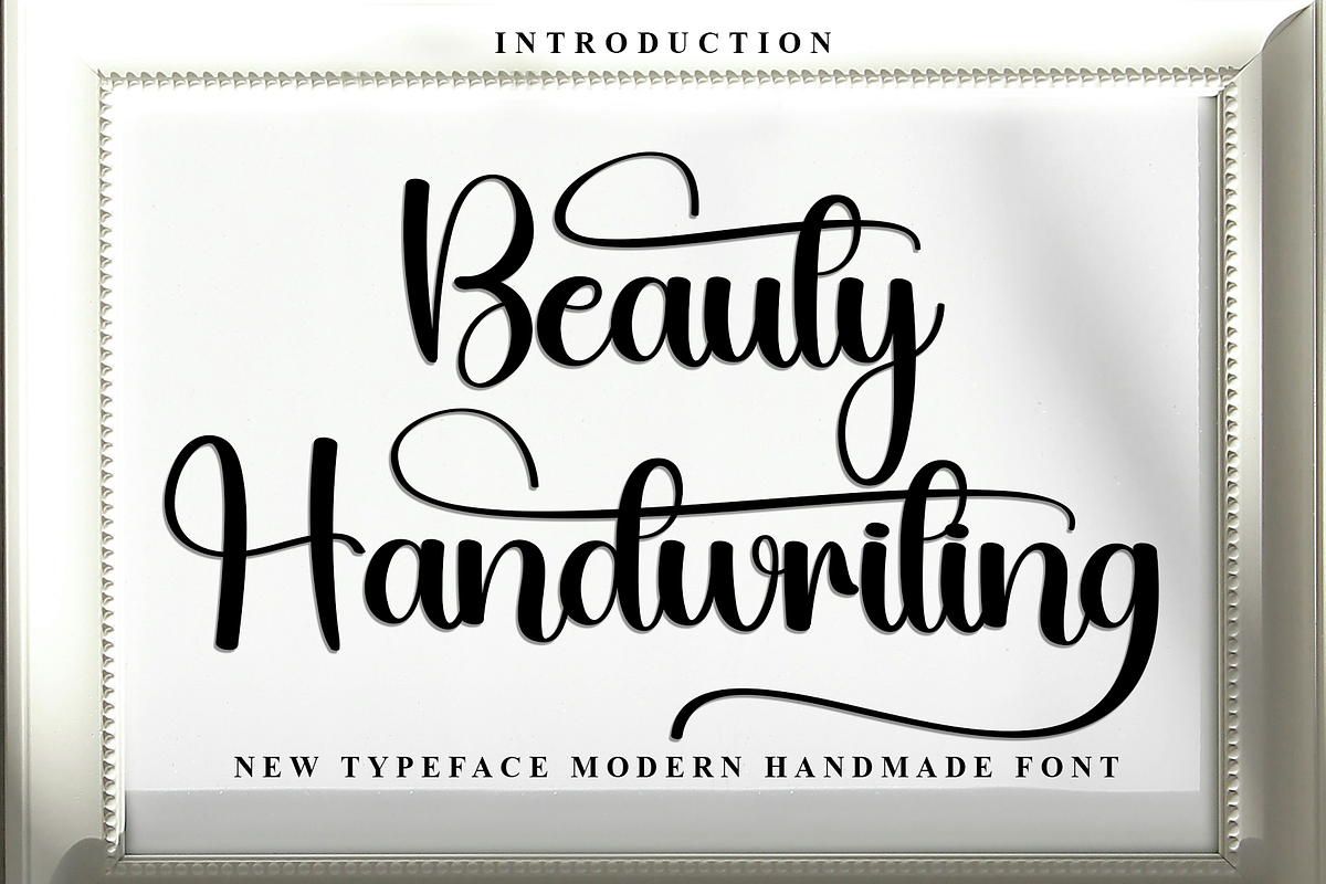 Beauty Handwriting, a Handwritten Font by FreshTypeINK (Photo 1 of 8)