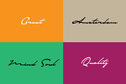 Mondio - Low Script Font, a Script Font by Gittype (Thumbnail 8 of 10)