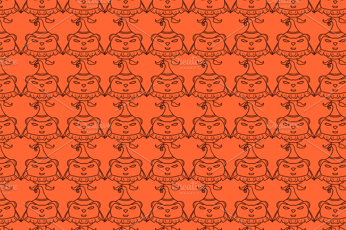 Halloween digital paper pack, a Seasonal Illustration by pictures for you (Photo 5 of 13)