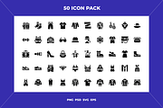 Fashion icons, an Outline Icon by Wencory (Thumbnail 1 of 2)