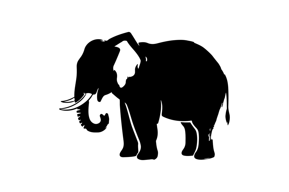Elephant Vector Elements Bundle, an Animal Illustration by balal (Photo 14 of 18)