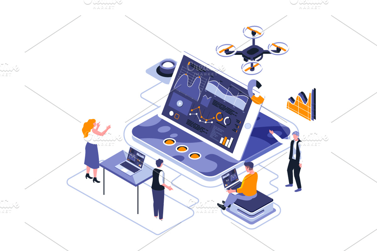 Isometric 3D Illustrations, a Finance Illustration by alexdndz (Photo 3 of 26)