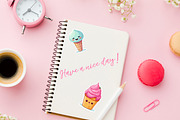 Cute and fun Ice cream design bundle, an Object Graphic by Doodle emporium (Thumbnail 3 of 14)