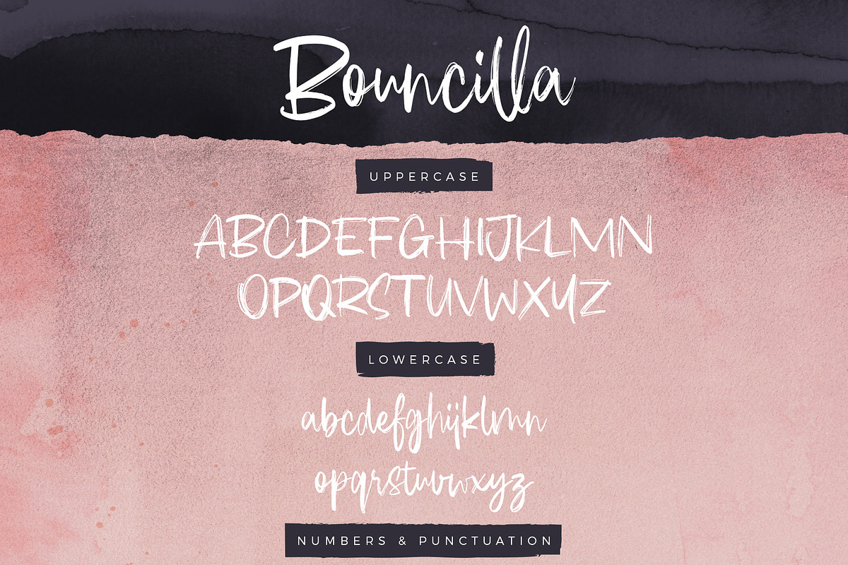 Bouncilla | Happy Brush Script Font, a Script Font by Ramona Schratt (Photo 20 of 20)