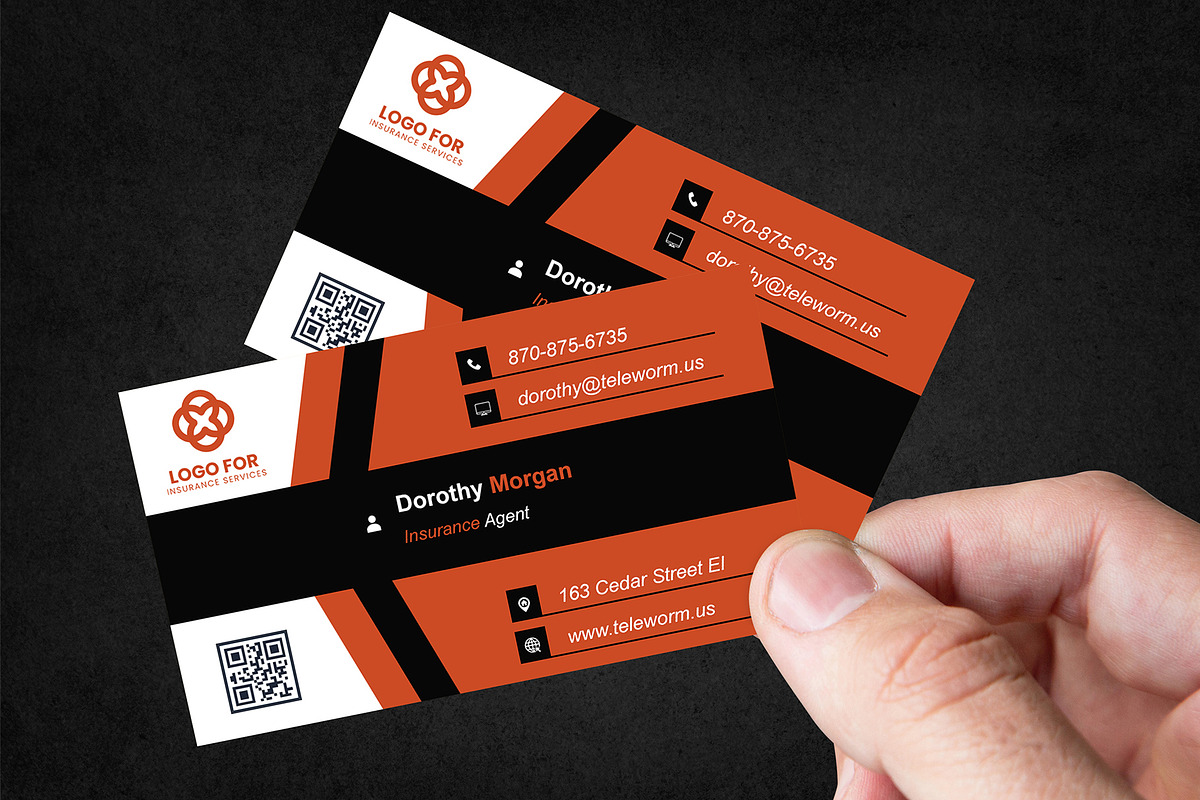 Simple Business Card PSD Template preview 3