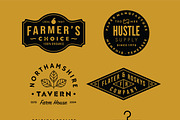 vintage logo, badge, insignia, label, a Branding & Logo Template by Brainware Graphic (Thumbnail 11 of 14)