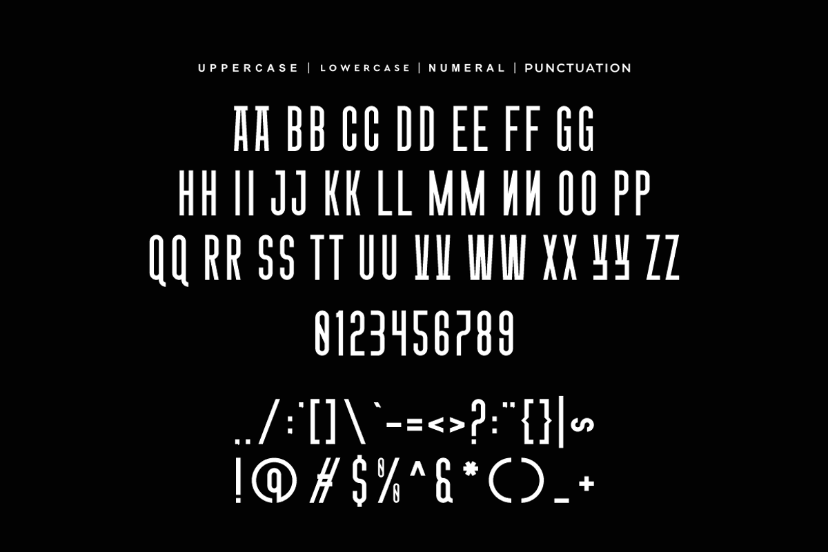 Yandoza - Modern Tall Font, a Sans Serif Font by QR Design Studio (Photo 7 of 8)