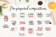 Winter Collection-Lettering+Clipart, a Decorative Illustration by Astarte_design (Thumbnail 8 of 12)