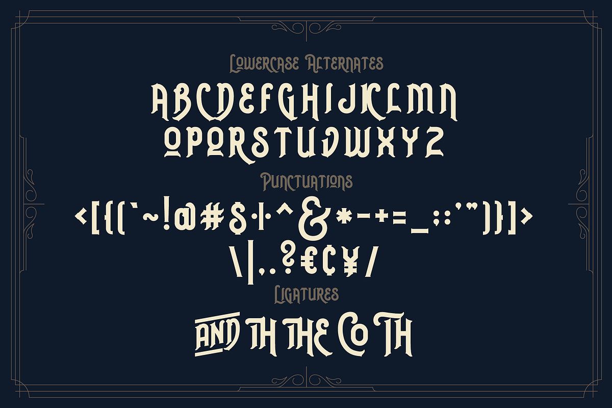 Nusantara Layered Typeface preview 3