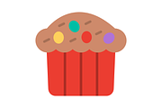 Muffin Flat Icon, a Duotone Icon by Pexelpy (Thumbnail 2 of 2)