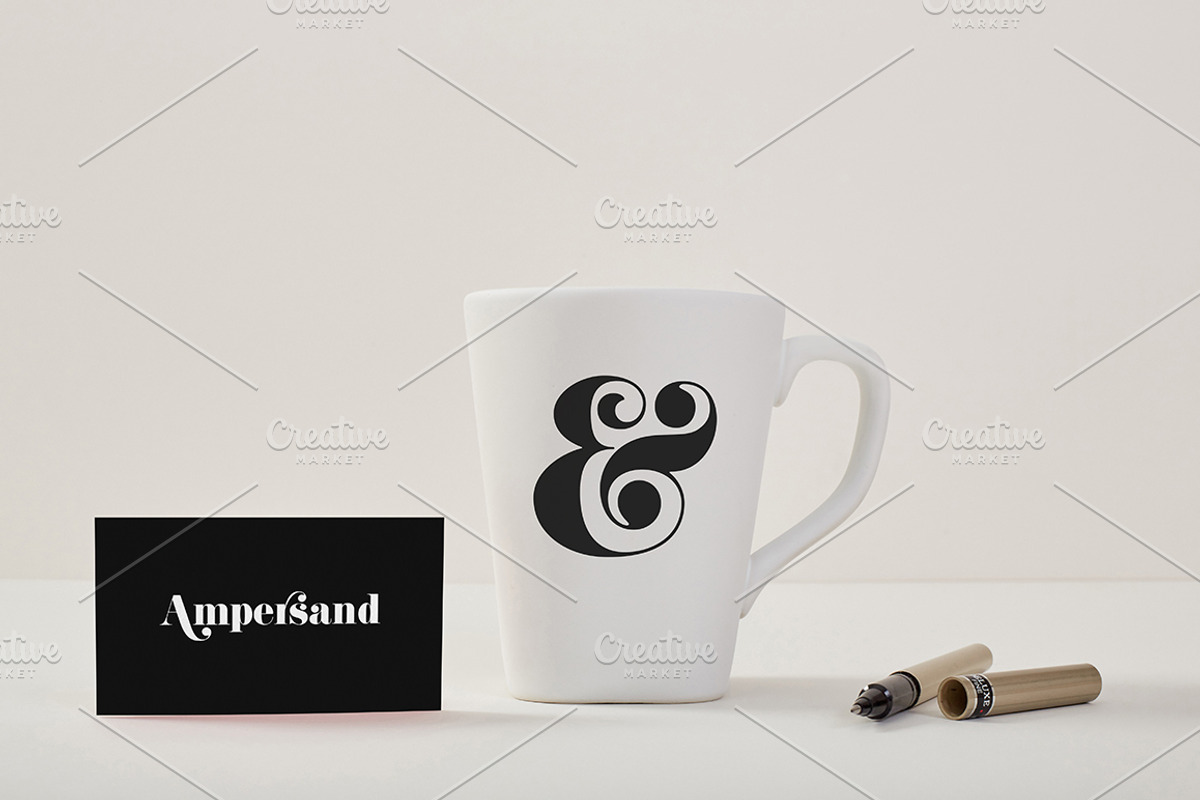 Ground Breaker Coffee Mug & Biz Card, a Cups & Container Mockup by Construct Supply Co.