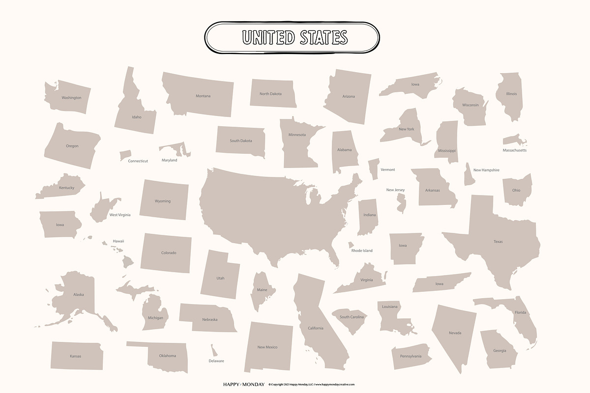 Travel Map Creator Collection, an Illustration by Happy Monday Creative (Photo 16 of 22)